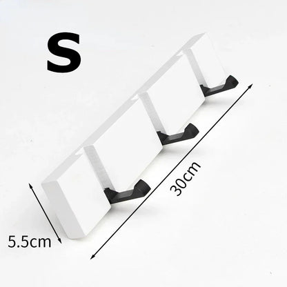 Porte-manteau mural rétractable bois naturel aluminium à fixer aménagement rangement maison entrée salon chambre à coucher écologique durable - lebois-eco.com
