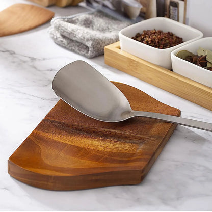 Repose cuillère bois format double accessoire cuisine repas porte couvert couteau fourchette baguette diner écologique durable - lebois-eco.com