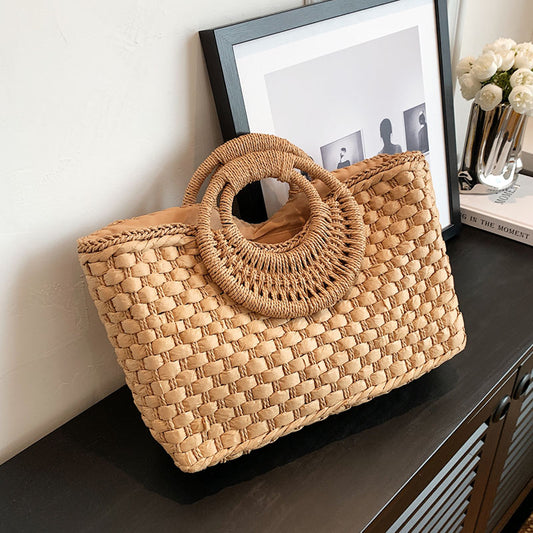 Sac à main rotin bois femme luxe bijoux accessoire prêt à porter fait main artisan été vacances mer plage environnement écologique renouvelable - lebois-eco.com