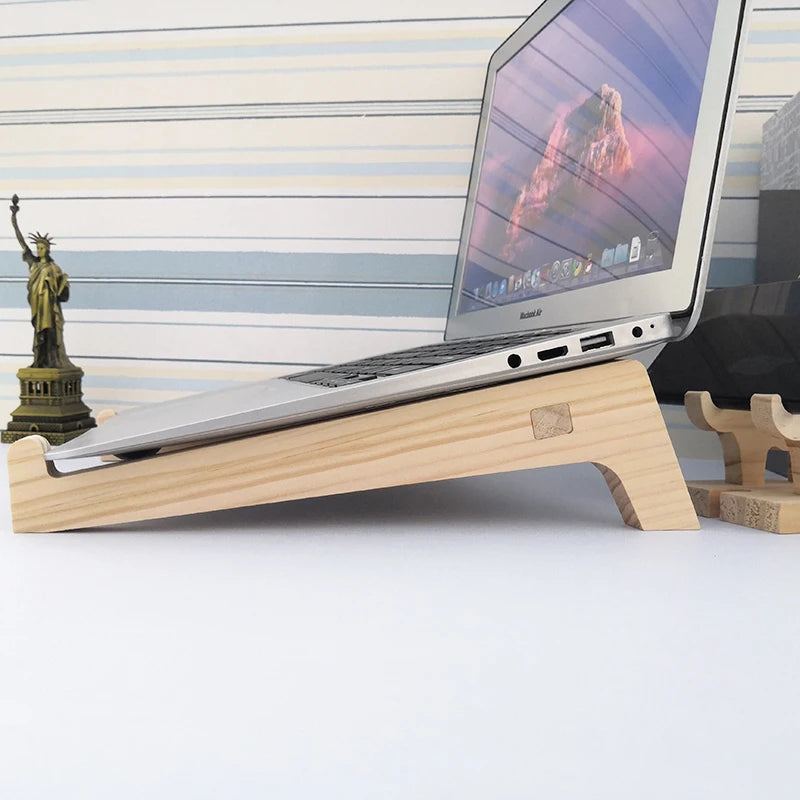 Support bois universel bambou simple ordinateur portable tablette macbook apple samsung acer asus xiaomi sony 12 13 14 15 16 17 écologique durable - lebois-eco.com