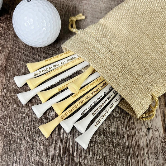 Tees golf en bois personnalisables logo et textes gravure laser pour golfeurs particuliers et entreprises cadeau unique - lebois-eco.com