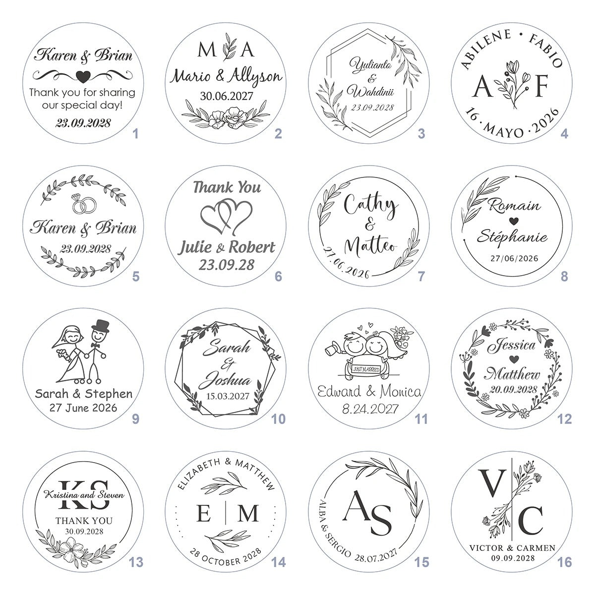 16 design pour gravure magnet aimant en bois personnalisable