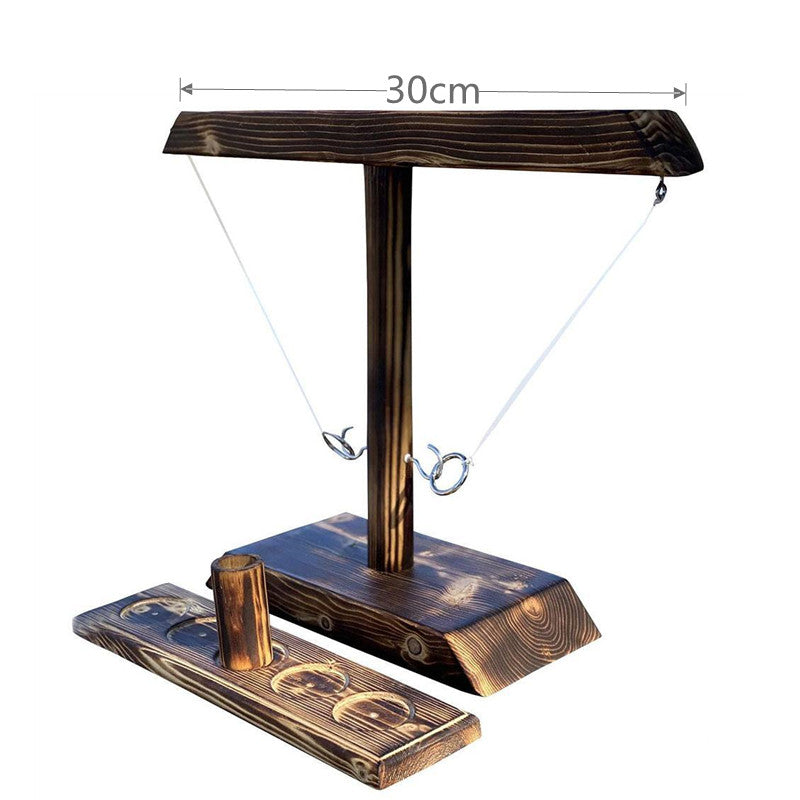 Jeu du lancer anneaux bois apéritifs défi amis famille jouet adresse crochet dîner repas bar pub irlande joueur plateau alcool shooter pion renouvelable environnement écologique responsable - lebois-eco.com.jpeg