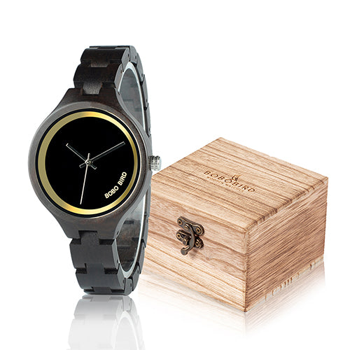Montre bracelet bois bambou femme coffret quartz miyota cadeau offrir anniversaire écologique responsable environnement renouvelable - lebois-eco.com