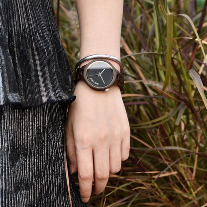 Montre bracelet bois bambou femme coffret quartz miyota cadeau offrir anniversaire écologique responsable environnement renouvelable - lebois-eco.com